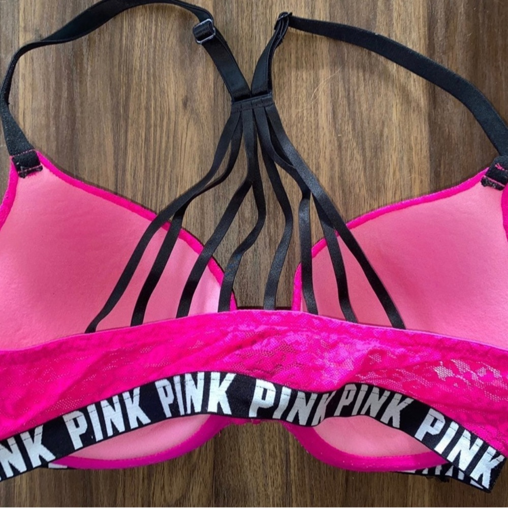 Pink Racerback Bra - Picture 4 of 4